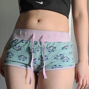 Hello Kitty Micro Bodycon Low-Rise Shorts